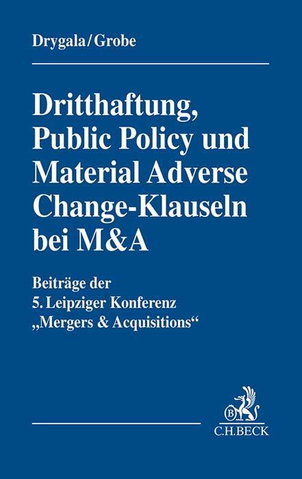 Cover: 9783406815676 | Dritthaftung, Public Policy und Material Adverse Change-Klauseln...