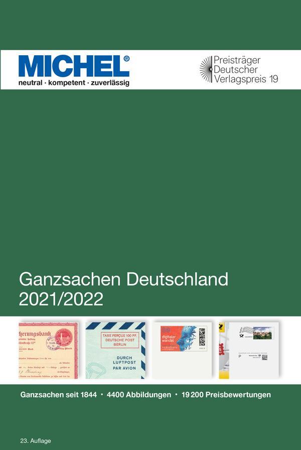 Cover: 9783954023745 | MICHEL Ganzsachen Deutschland 2021/2022 | Michel-Redaktion | Buch