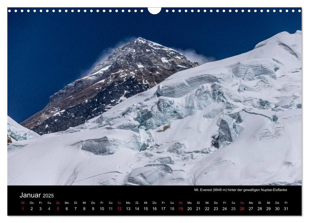 Bild: 9783435647873 | Himalaya - Dach der Welt (Wandkalender 2025 DIN A3 quer), CALVENDO...