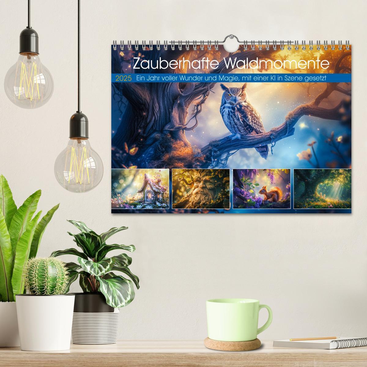 Bild: 9783457153604 | Zauberhafte Waldmomente (Wandkalender 2025 DIN A4 quer), CALVENDO...