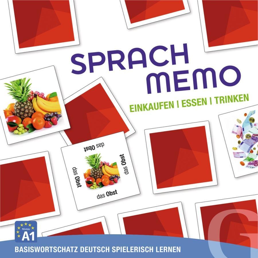 Cover: 9783198195864 | SPRACHMEMO Einkaufen, Essen, Trinken | Grubbe Media | Spiel | 108 S.