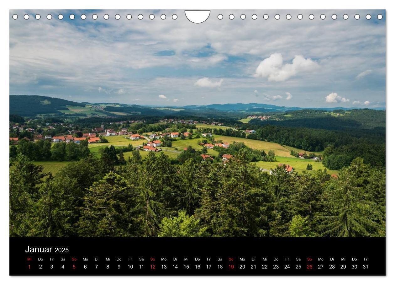 Bild: 9783435722778 | Bayerischer Wald (Wandkalender 2025 DIN A4 quer), CALVENDO...