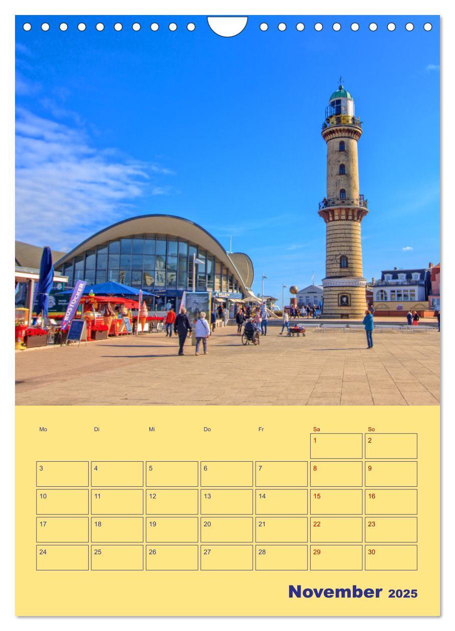 Bild: 9783435881901 | Sehnsuchtsort Warnemünde (Wandkalender 2025 DIN A4 hoch), CALVENDO...