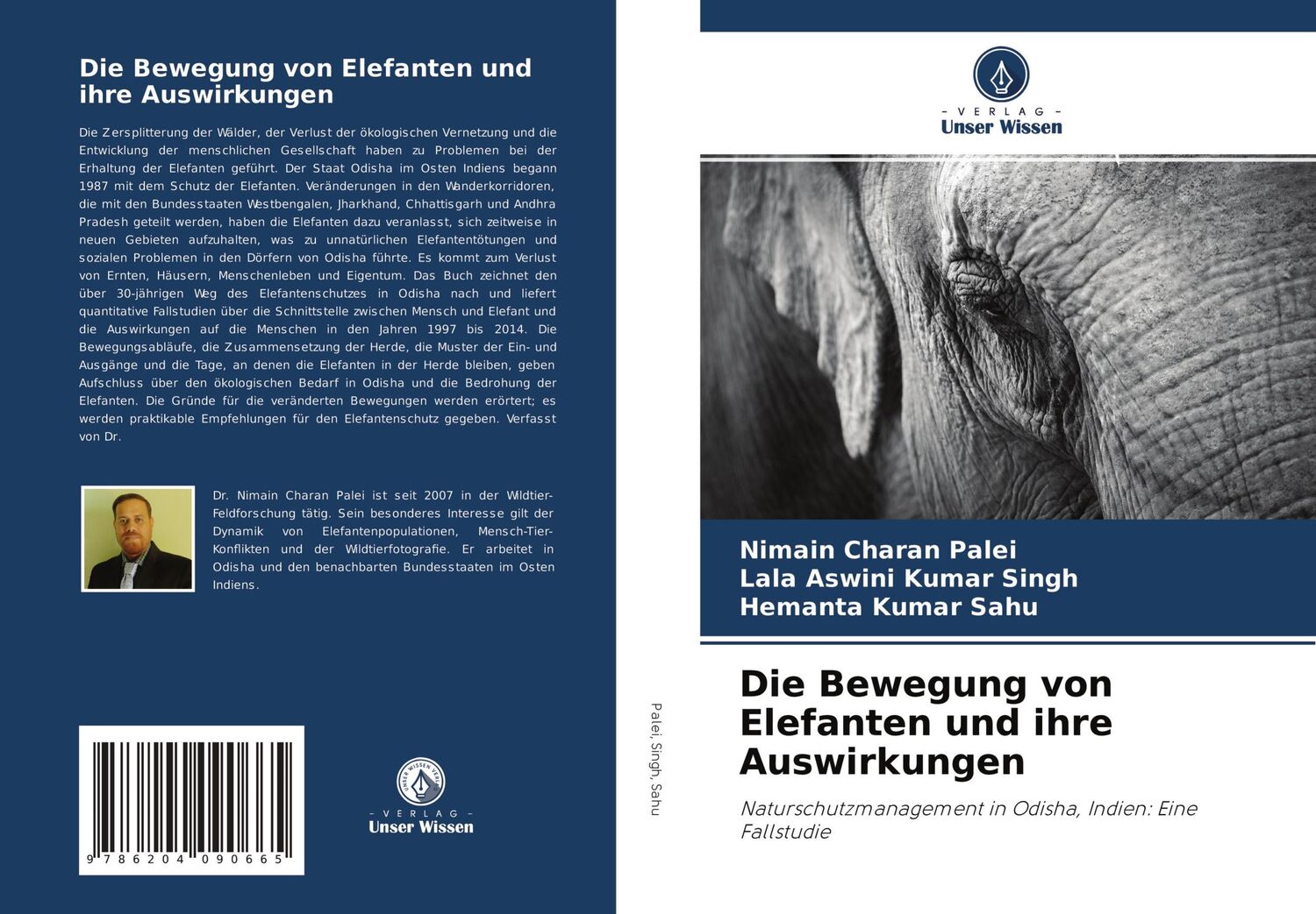 Cover: 9786204090665 | Die Bewegung von Elefanten und ihre Auswirkungen | Palei (u. a.)