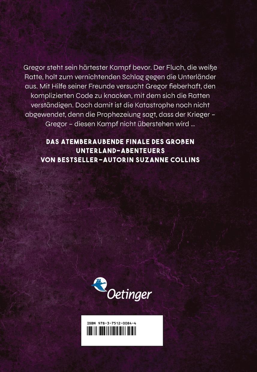 Rückseite: 9783751200844 | Gregor 5. Gregor und das Schwert des Kriegers | Suzanne Collins | Buch