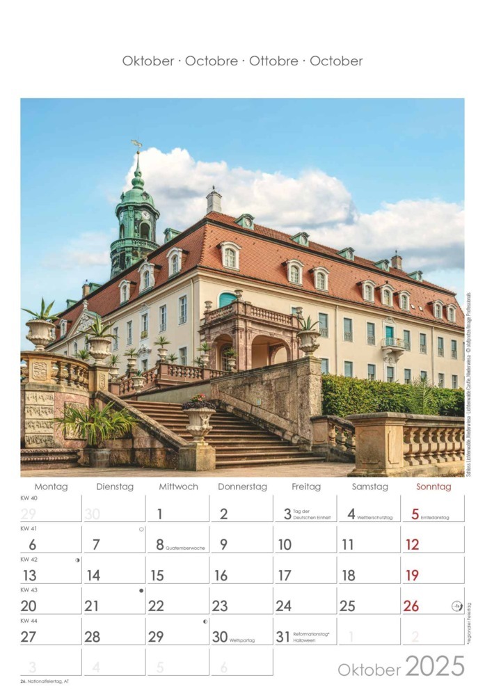 Bild: 4251732341206 | Alpha Edition - Sachsen 2025 Bildkalender, 23,7x34cm, Wandkalender...