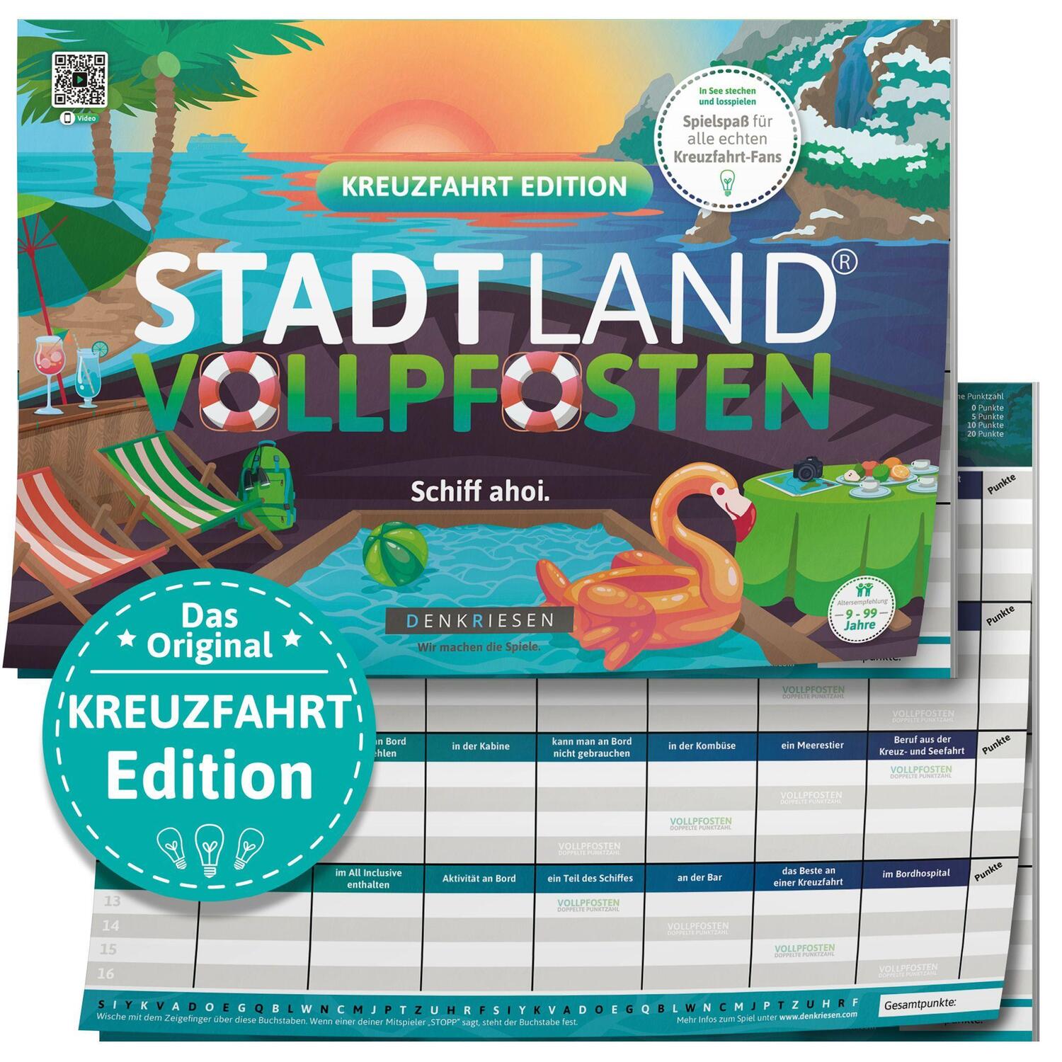 Cover: 4260528095971 | DENKRIESEN - STADT LAND VOLLPFOSTEN® - KREUZFAHRT EDITION - "Schiff...