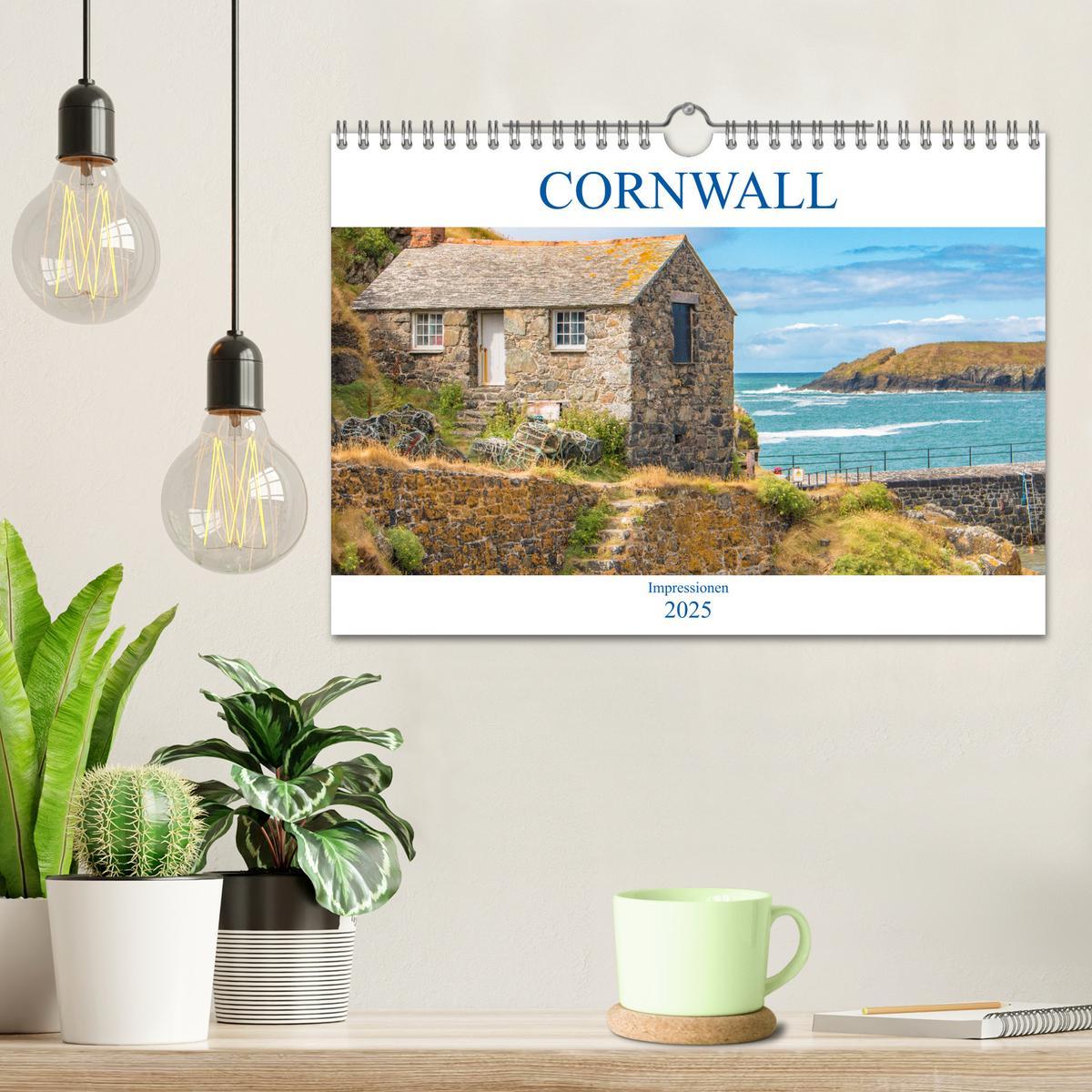 Bild: 9783435292349 | Cornwall Impressionen (Wandkalender 2025 DIN A4 quer), CALVENDO...