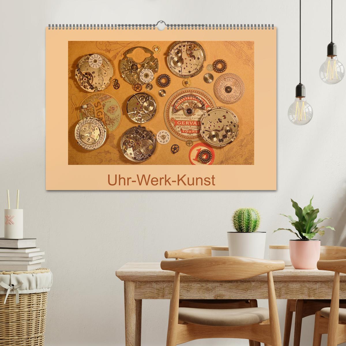 Bild: 9783435318278 | Uhr-Werk-Kunst (Wandkalender 2025 DIN A2 quer), CALVENDO...