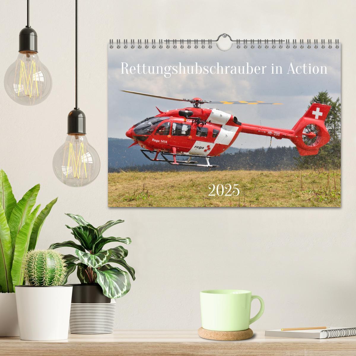 Bild: 9783435014194 | Rettungshubschrauber in Action (Wandkalender 2025 DIN A4 quer),...