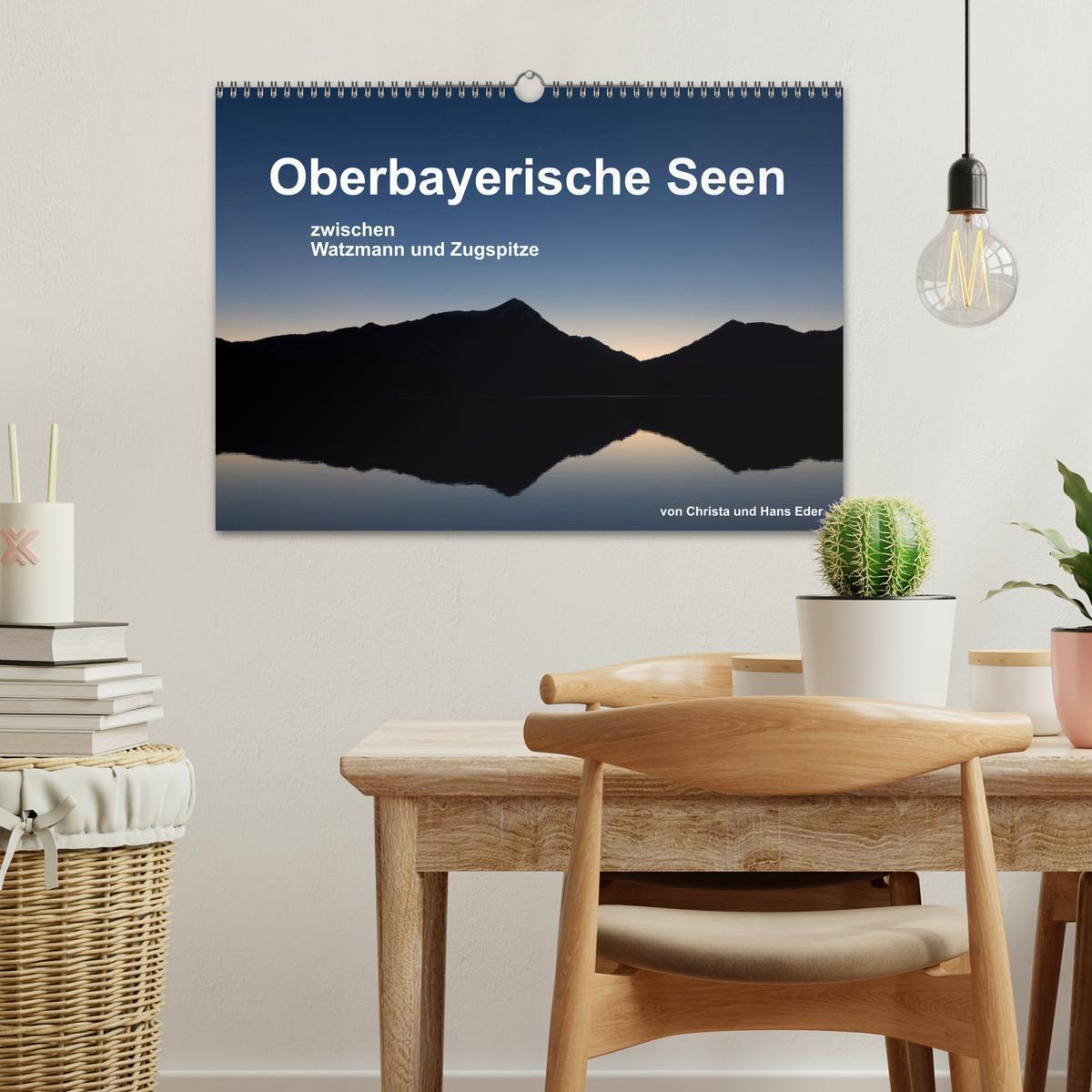 Bild: 9783435719662 | Oberbayerische Seen (Wandkalender 2025 DIN A3 quer), CALVENDO...