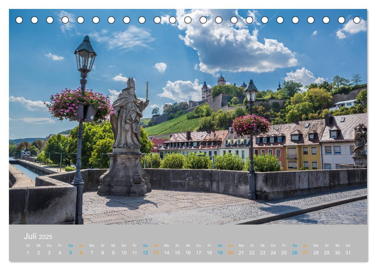 Bild: 9783435224333 | Würzburg - Stadt der Kirchen (Tischkalender 2025 DIN A5 quer),...