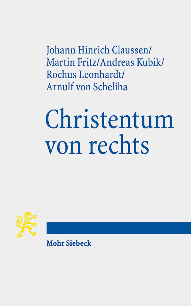 Cover: 9783161600050 | Christentum von rechts | Theologische Erkundungen und Kritik | Buch