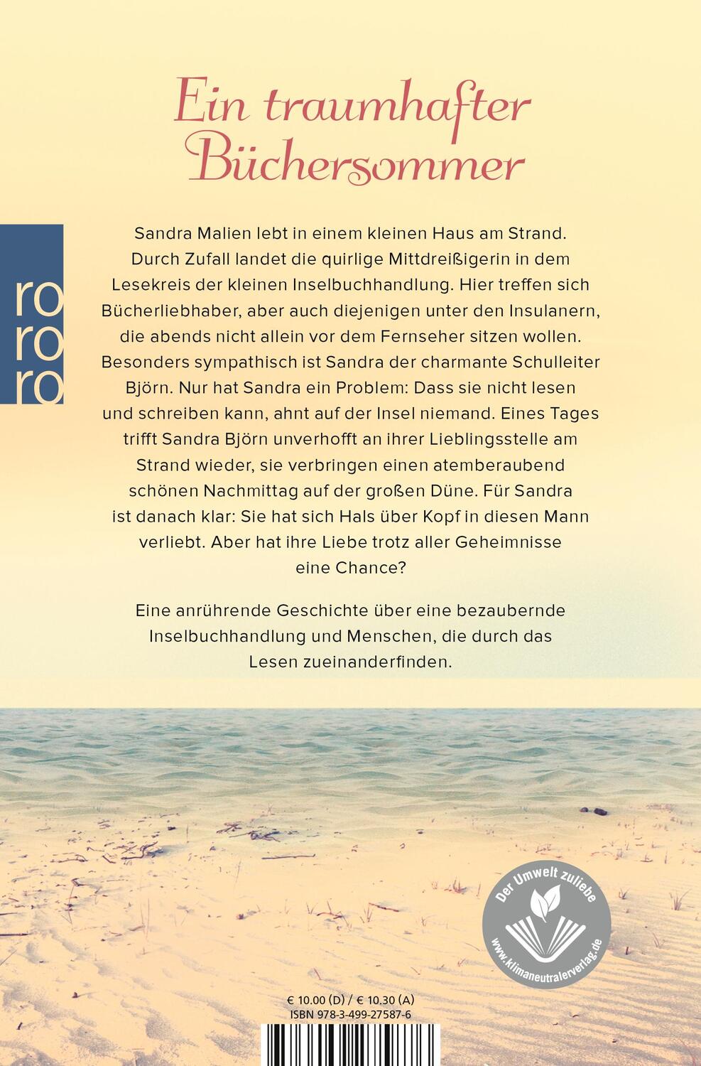 Rückseite: 9783499275876 | Die Bücherinsel | Ein Nordsee-Roman | Janne Mommsen | Taschenbuch