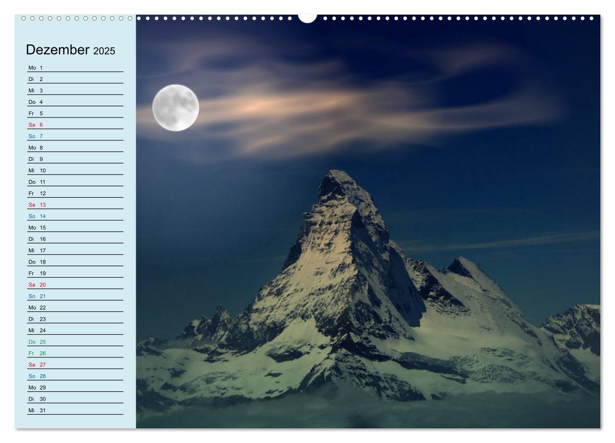 Bild: 9783383977466 | Faszination Horu Fotoimpressionen vom Matterhorn (Wandkalender 2025...