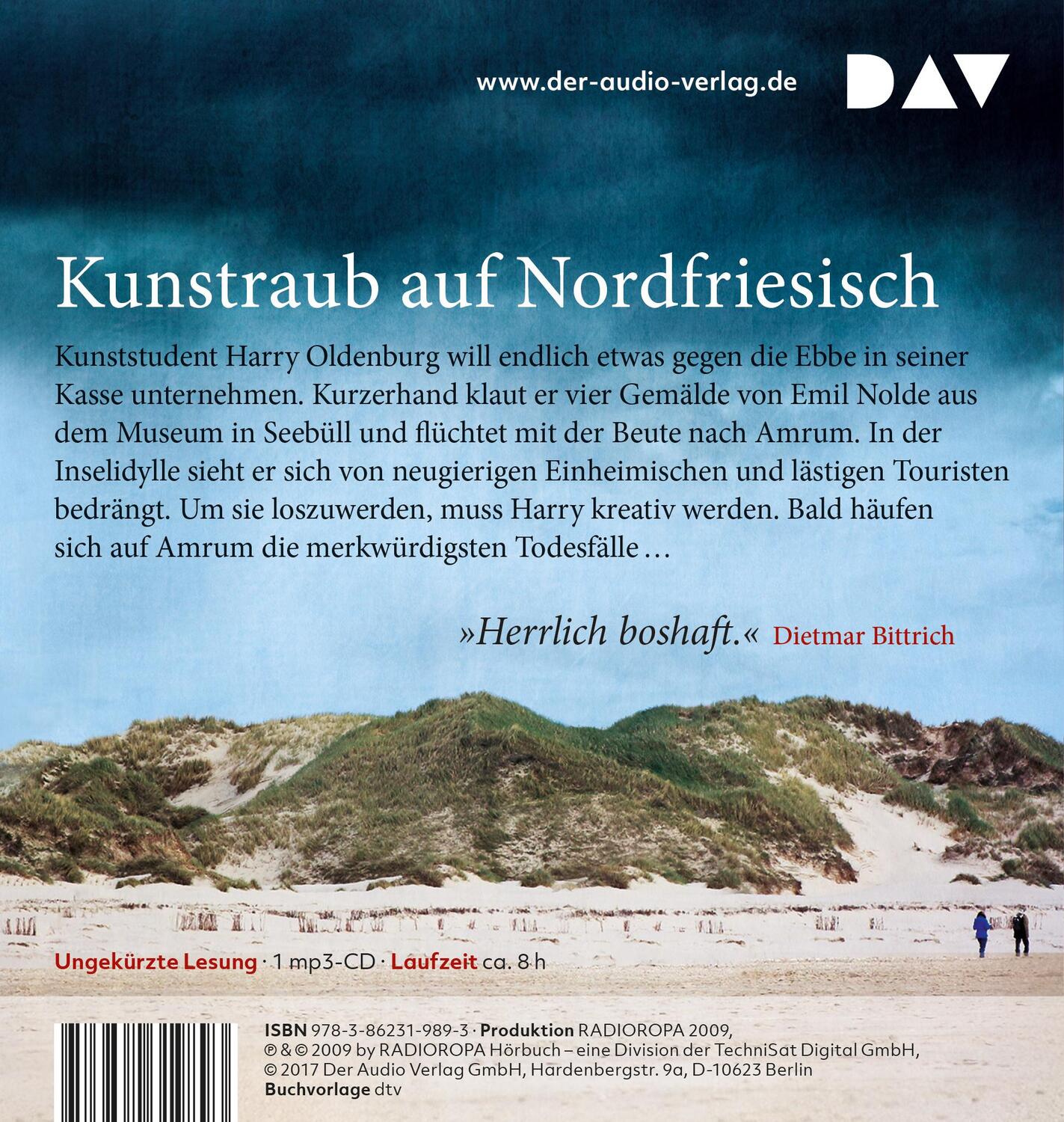 Rückseite: 9783862319893 | Flucht übers Watt. Ein Nordsee-Krimi | Ungekürzte Lesung | Koch | MP3