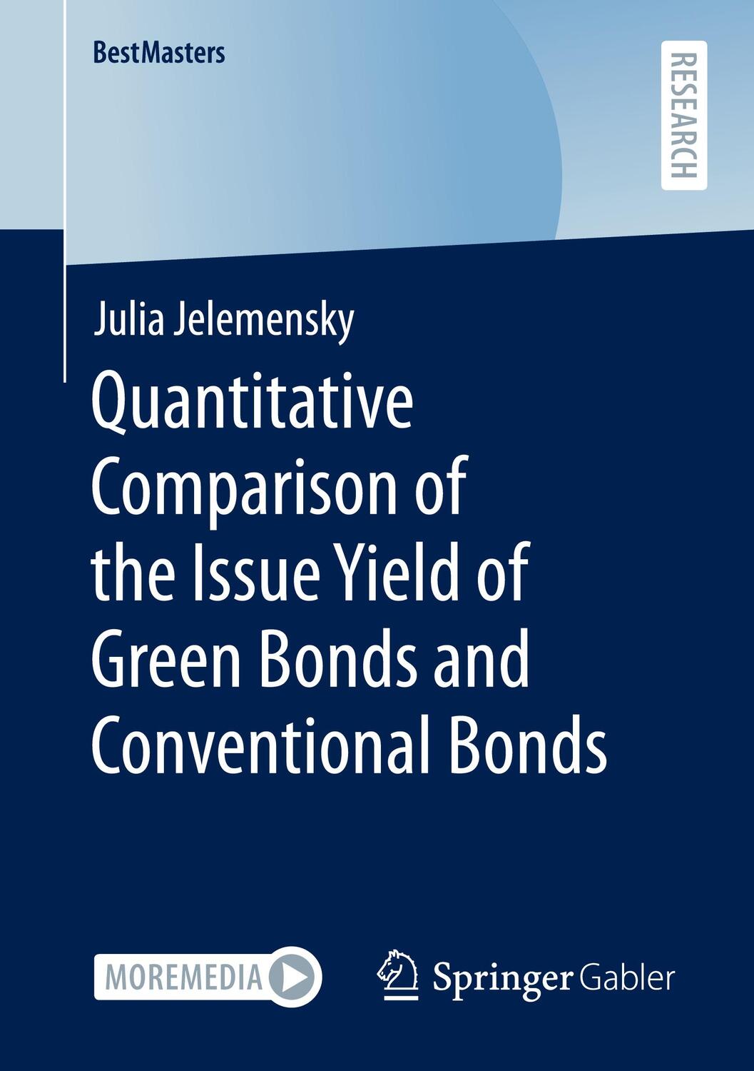 Cover: 9783658374051 | Quantitative Comparison of the Issue Yield of Green Bonds and...