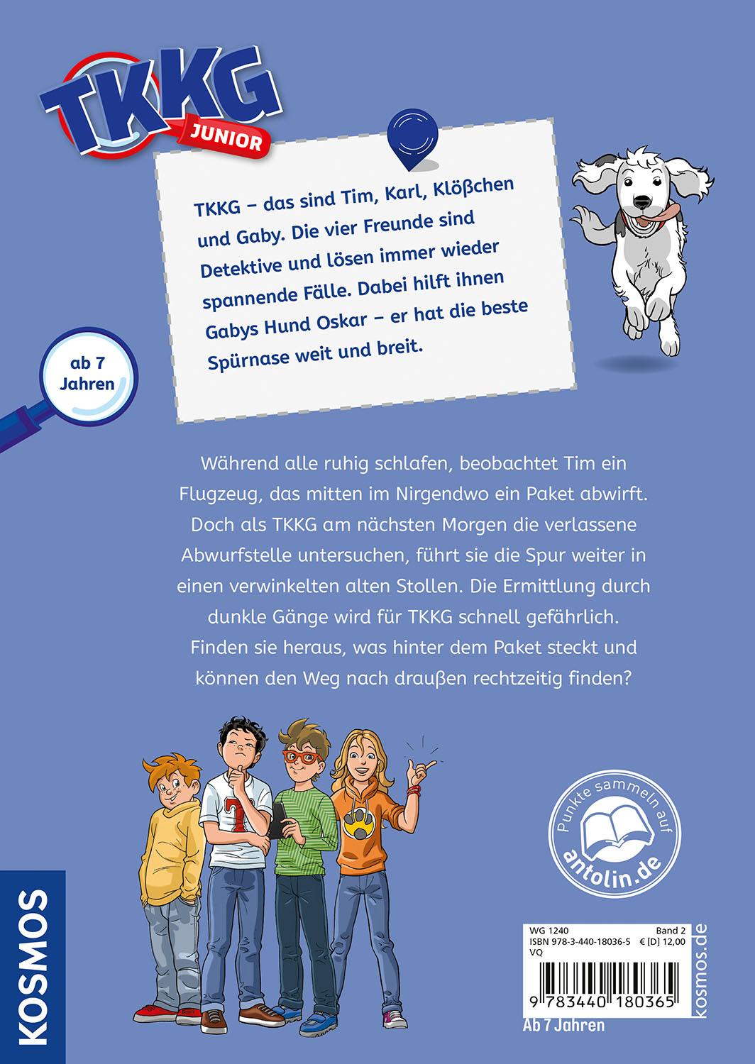 Rückseite: 9783440180365 | TKKG Junior, 2, Verschollen im Stollen | Benjamin Schreuder | Buch