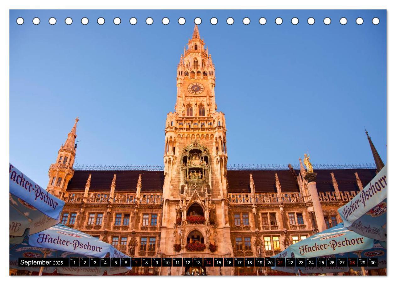 Bild: 9783435702930 | Landeshauptstadt München (Tischkalender 2025 DIN A5 quer), CALVENDO...