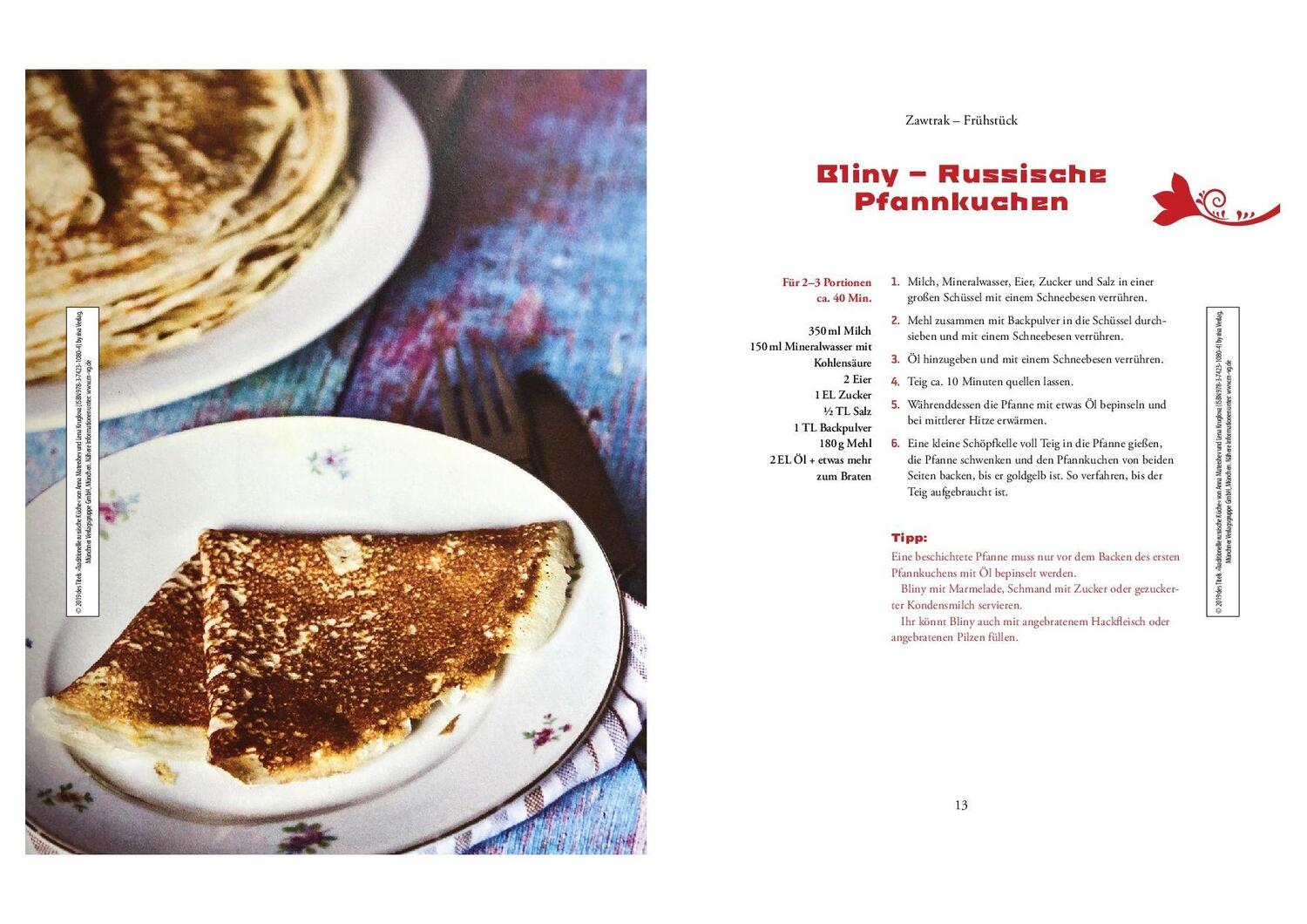 Bild: 9783742310804 | Traditionelle russische Küche | 100 Rezepte von Borschtsch bis Pelmeni