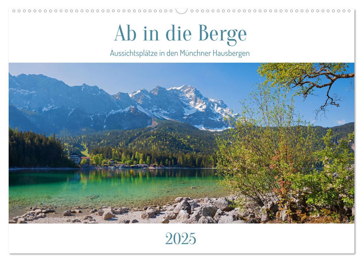 Cover: 9783435121274 | Ab in die Berge 2025 - Aussichtsplätze in den Münchner Hausbergen...