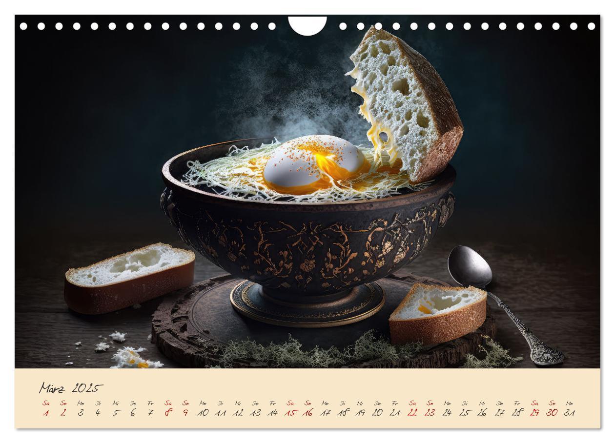 Bild: 9783383857607 | Gothic Food (Wandkalender 2025 DIN A4 quer), CALVENDO Monatskalender