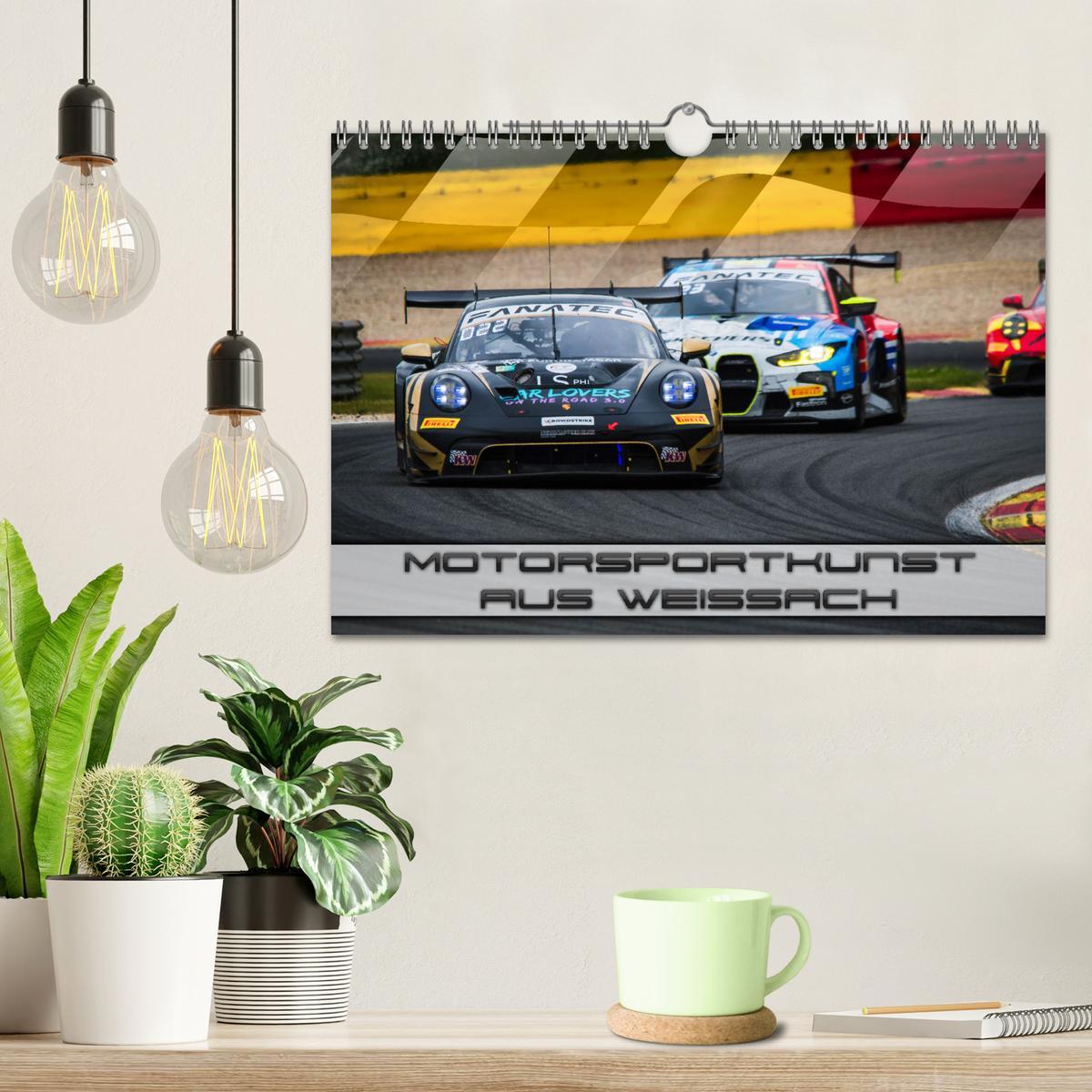 Bild: 9783457221730 | Motorsportkunst aus Weissach (Wandkalender 2025 DIN A4 quer),...