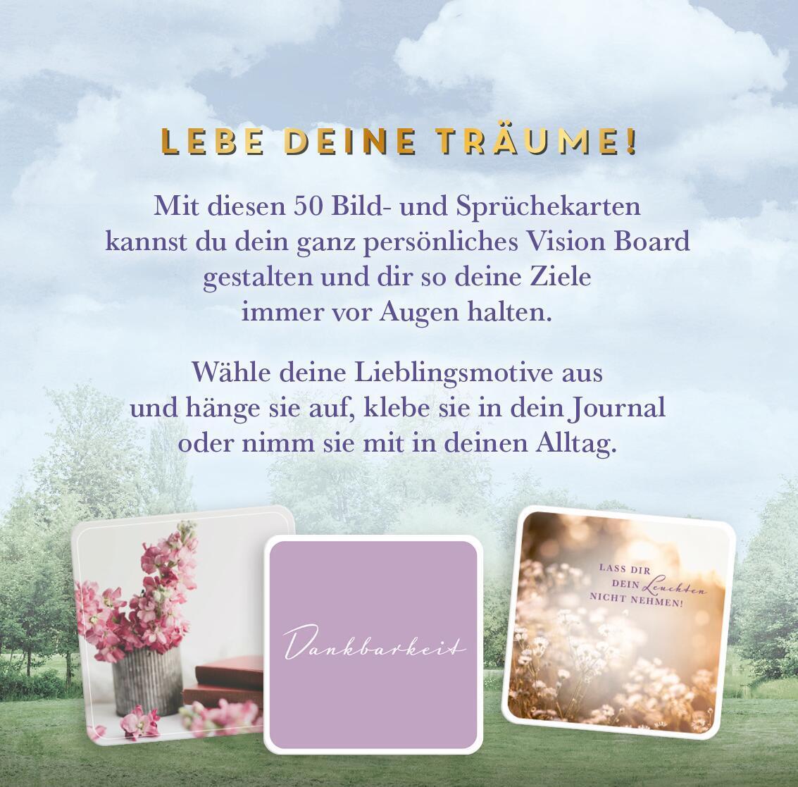 Rückseite: 4014489130994 | Vision Board Cards | 50 Inspirationen für deine Träume und Pläne | Box