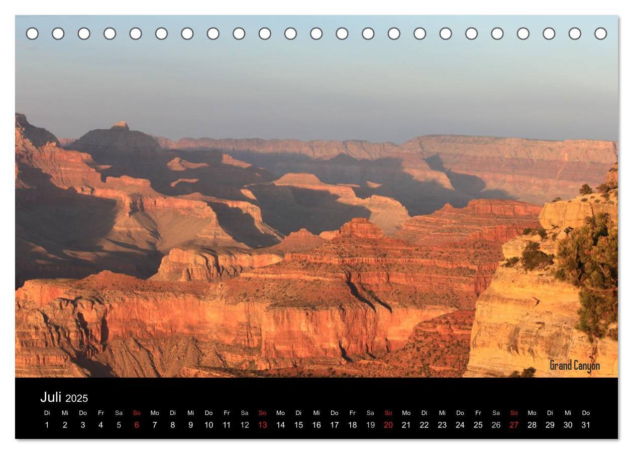 Bild: 9783435812981 | United States National Parks (Tischkalender 2025 DIN A5 quer),...