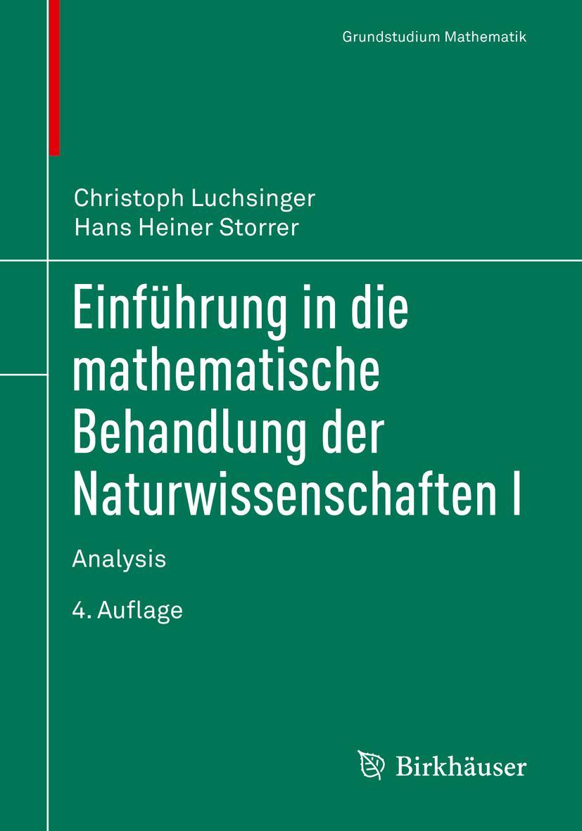 Cover: 9783030401573 | Einführung in die mathematische Behandlung der Naturwissenschaften I