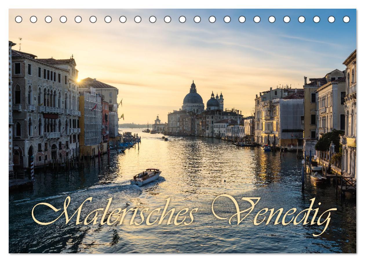 Cover: 9783457144756 | Malerisches Venedig (Tischkalender 2025 DIN A5 quer), CALVENDO...