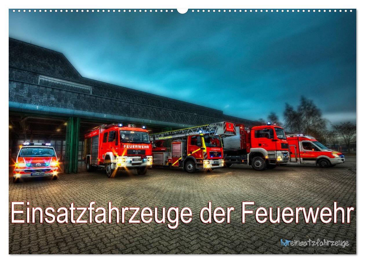 Cover: 9783435635641 | Einsatzfahrzeuge der Feuerwehr (Wandkalender 2025 DIN A2 quer),...