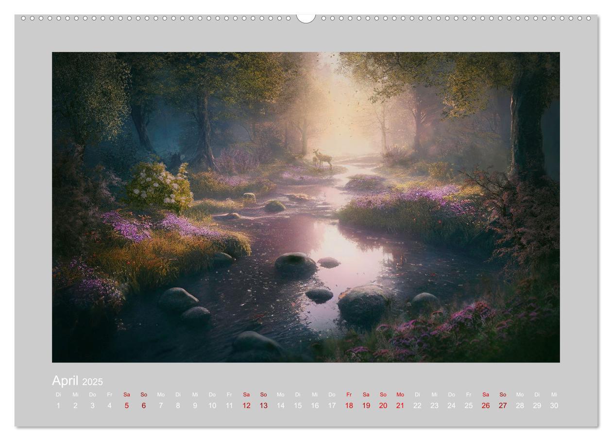 Bild: 9783383872440 | Wald der Märchen (hochwertiger Premium Wandkalender 2025 DIN A2...