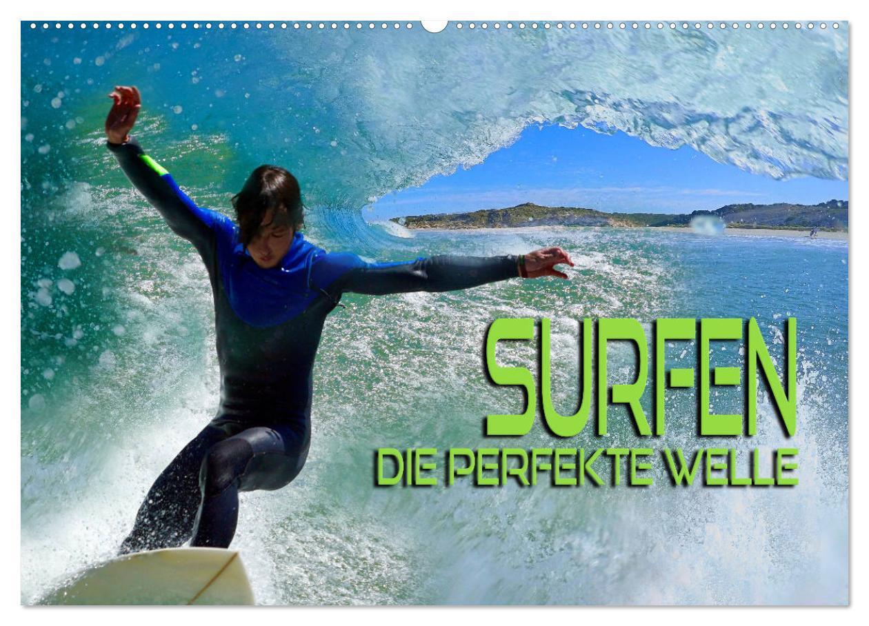 Cover: 9783435329038 | Surfen - die perfekte Welle (Wandkalender 2025 DIN A2 quer),...