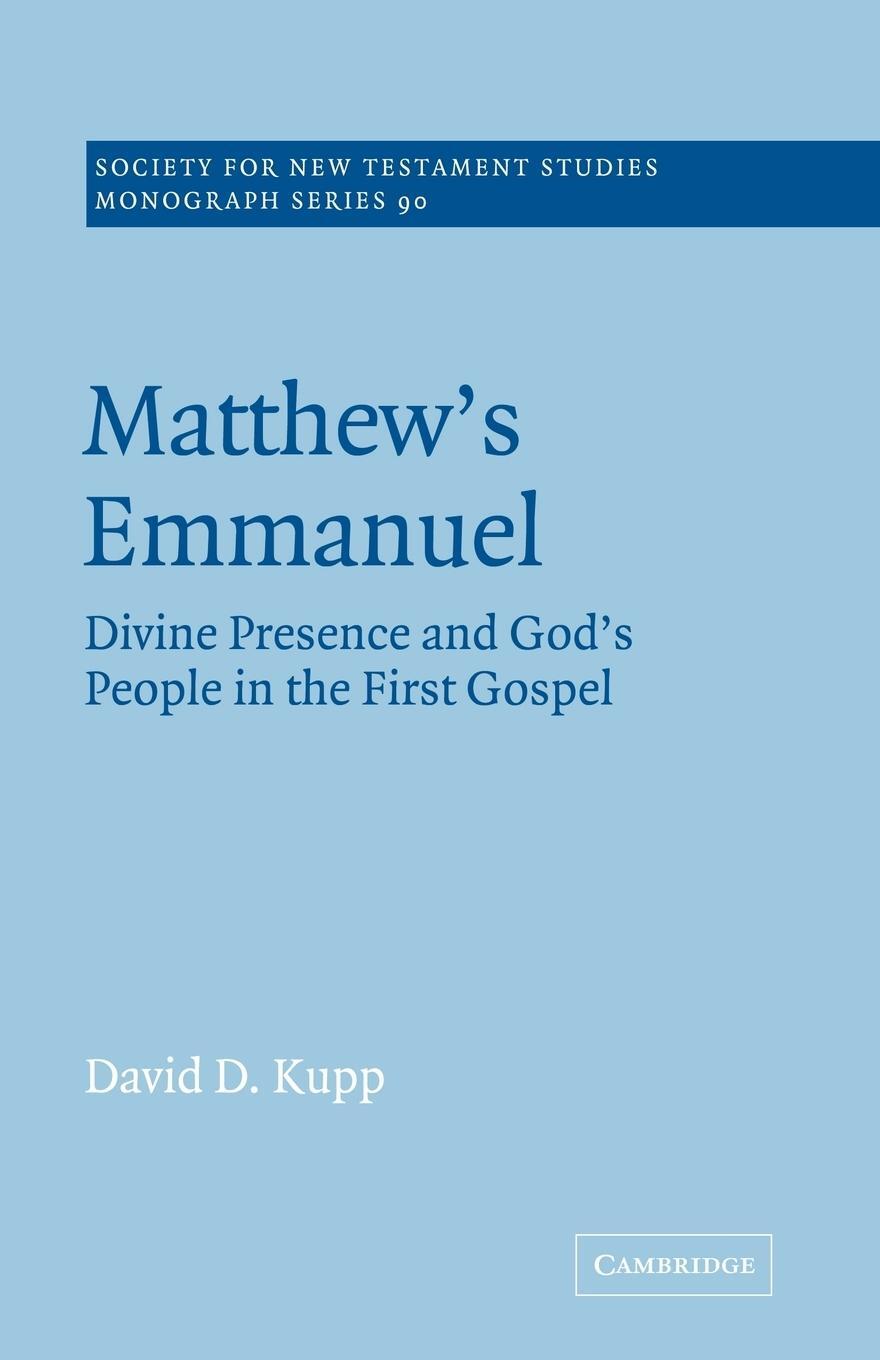 Cover: 9780521020657 | Matthew's Emmanuel | David D. Kupp | Taschenbuch | Paperback | 2005