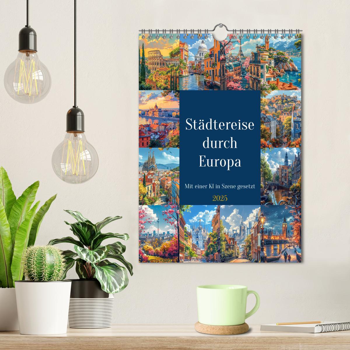 Bild: 9783457133538 | Städtereise durch Europa (Wandkalender 2025 DIN A4 hoch), CALVENDO...