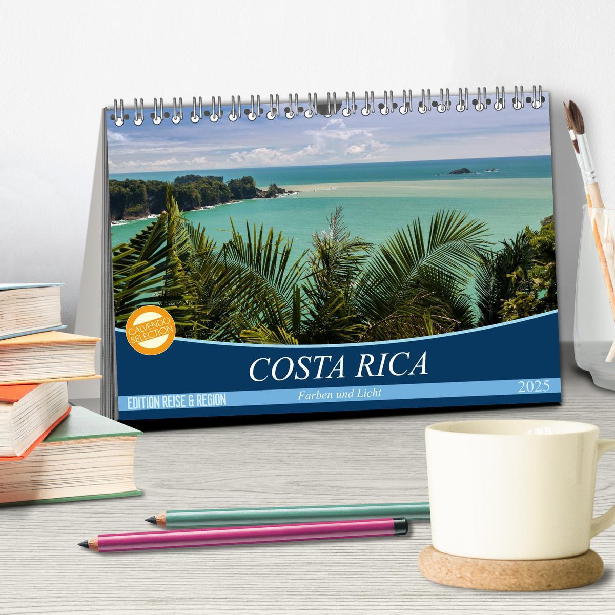 Bild: 9783435630738 | COSTA RICA Farben und Licht (Tischkalender 2025 DIN A5 quer),...