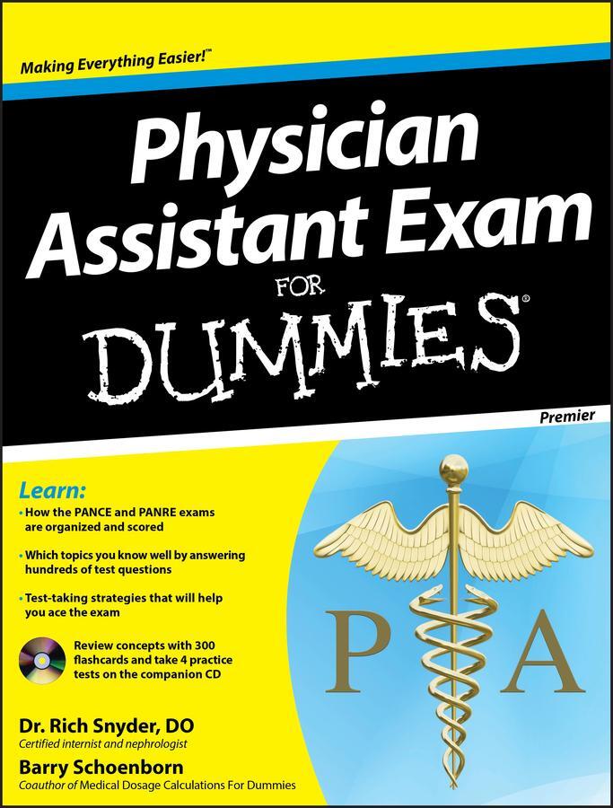 Cover: 9781118115565 | Physician Assistant Exam for Dummies | Barry Schoenborn (u. a.) | Buch