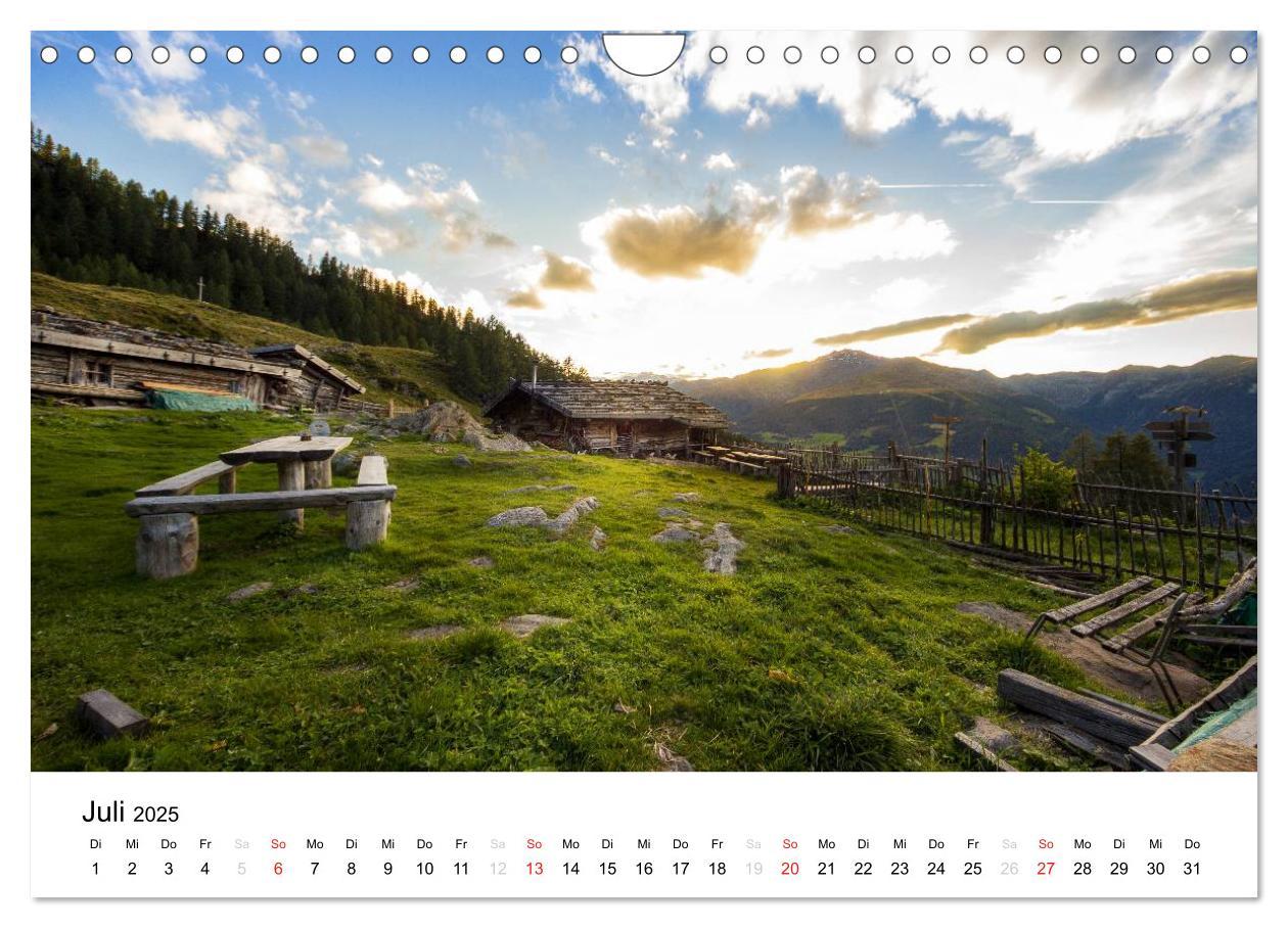 Bild: 9783435495917 | Almen im Ultental (Wandkalender 2025 DIN A4 quer), CALVENDO...