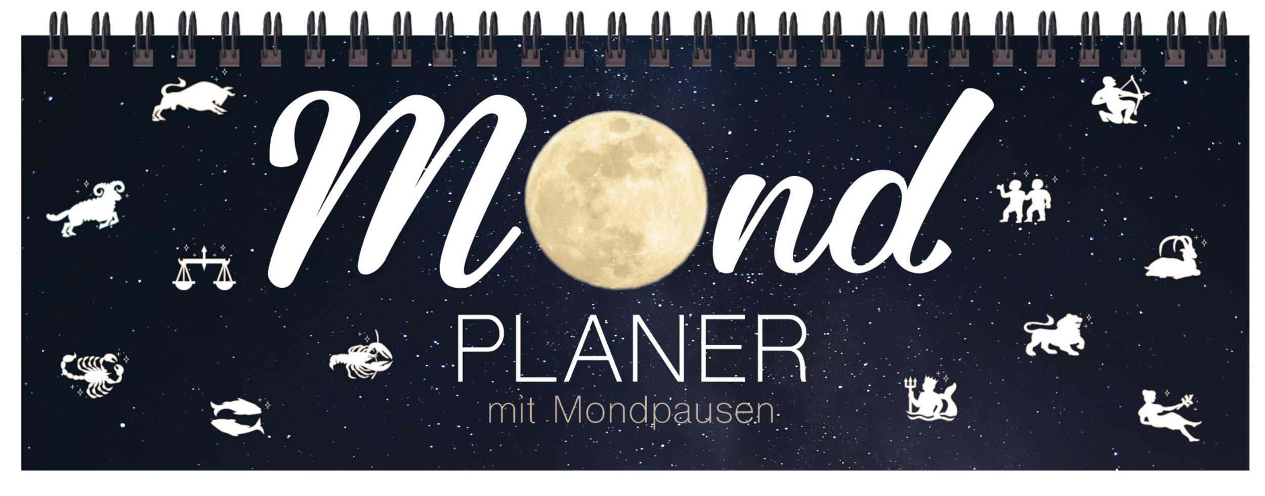 Cover: 9783731882107 | Tischquerkalender Mond 2025 | Korsch Verlag | Kalender | Spiralbindung