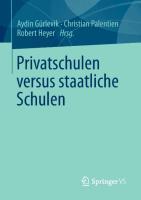 Cover: 9783531181998 | Privatschulen versus staatliche Schulen | Aydin Gürlevik (u. a.) | vi