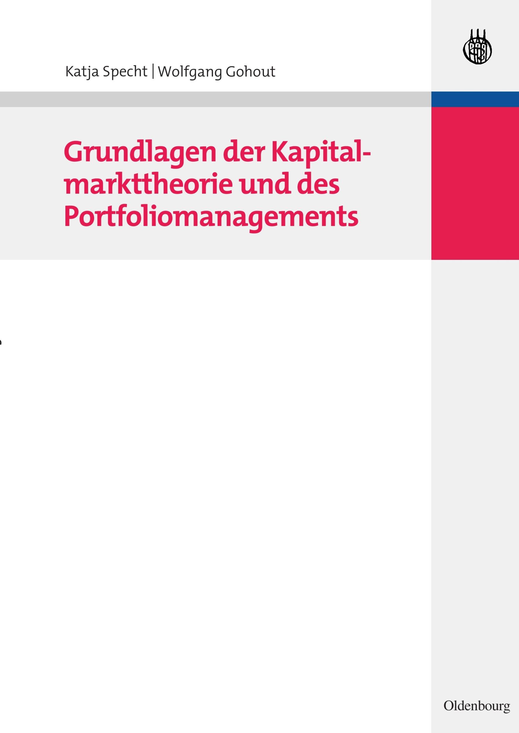 Cover: 9783486590777 | Grundlagen der Kapitalmarkttheorie und des Portfoliomanagements | Buch