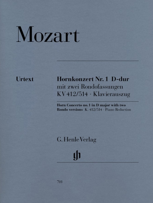 Cover: 9790201807010 | Concerto for Horn and Orchestra No. 1 D major | Henrik Wiese (u. a.)