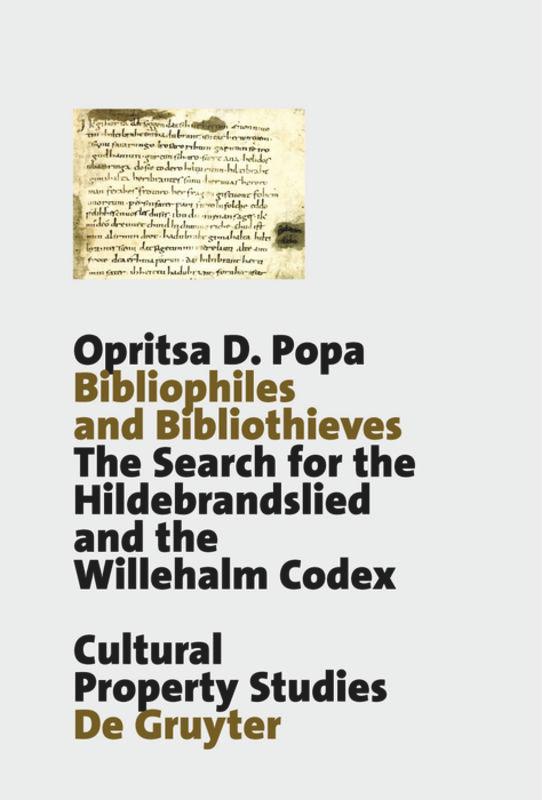 Cover: 9783110177305 | Bibliophiles and Bibliothieves | Opritsa D. Popa | Buch | XVI | 2003