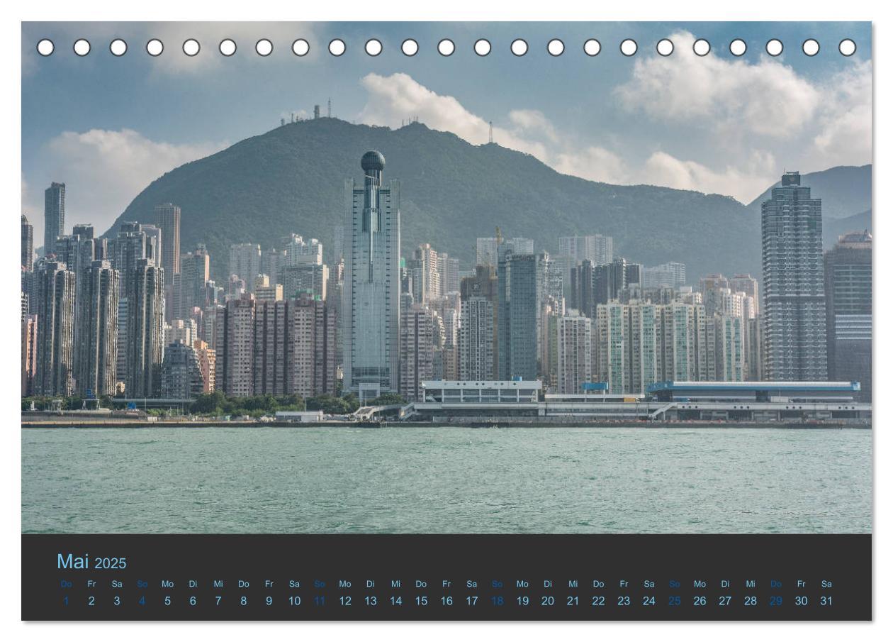 Bild: 9783435385874 | Hong Kong - Skylines (Tischkalender 2025 DIN A5 quer), CALVENDO...