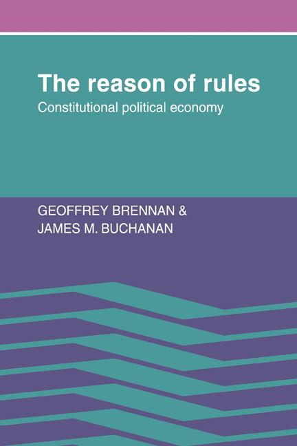 Cover: 9780521070904 | The Reason of Rules | Constitutional Political Economy | Taschenbuch