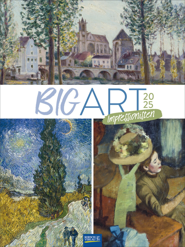 Cover: 9783731879152 | Big ART Impressionisten 2025 | Korsch Verlag | Kalender | 14 S. | 2025