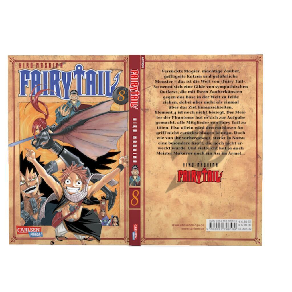 Bild: 9783551796189 | Fairy Tail 08 | Hiro Mashima | Taschenbuch | Fairy Tail | 192 S.