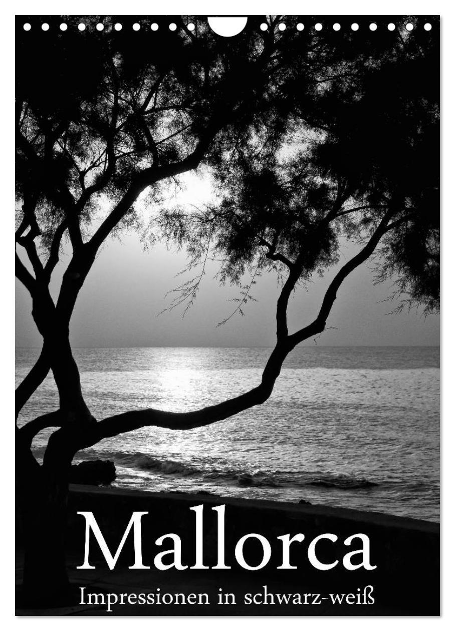 Cover: 9783457056905 | Mallorca Impressionen in schwarz-weiß (Wandkalender 2025 DIN A4...