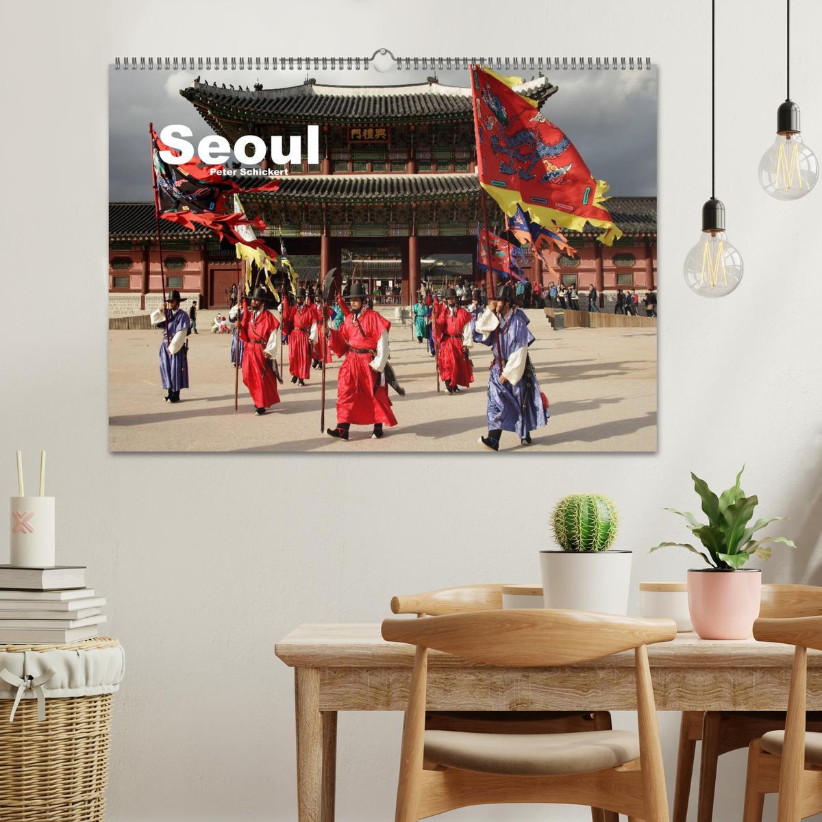 Bild: 9783435741038 | Seoul (Wandkalender 2025 DIN A2 quer), CALVENDO Monatskalender | 2025